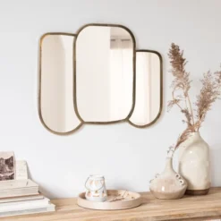 Maisons Du Monde Bougeoirs Photophore Ajouré En Céramique Blanche Et Anse Dorée Mat - Lot De 2 -Bougeoirs Soldes Magasin photophore ajoure en ceramique blanche et anse doree mat 1000 16 15 223957 3