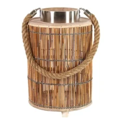 Decostars Bougeoirs Photophore En Bois à Poser