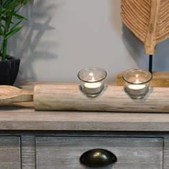 Sensei Maison Bougeoirs Photophore En Forme Cuillère Naturel 47x7x9 Cm -Bougeoirs Soldes Magasin photophore en forme cuillere naturel 47x7x9 cm 3