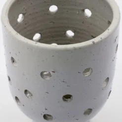 House Doctor Bougeoirs Photophore En Grès Beige