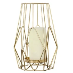 Sensei Maison Bougeoirs Photophore En Métal 25 Cm -Bougeoirs Soldes Magasin photophore en metal 25 cm 2