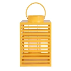 Maisons Du Monde Bougeoirs Photophore En Métal Ajouré Jaune