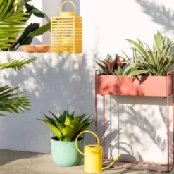 Maisons Du Monde Bougeoirs Photophore En Métal Ajouré Jaune -Bougeoirs Soldes Magasin photophore en metal ajoure jaune 1000 6 35 214342 5