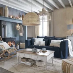 Maisons Du Monde Bougeoirs Photophore En Papier Tressé Marron -Bougeoirs Soldes Magasin photophore en papier tresse marron 1000 15 37 222749 6