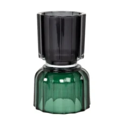 Maisons Du Monde Bougeoirs Photophore En Verre Noir Et Vert -Bougeoirs Soldes Magasin photophore en verre noir et vert 1000 5 15 227278 2