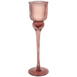 Maisons Du Monde Bougeoirs Photophore En Verre Rose -Bougeoirs Soldes Magasin photophore en verre rose 1000 13 34 227830 2