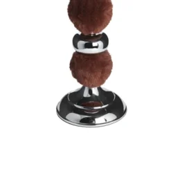 Beliani Bougeoirs Photophore Fourrure Marron H38cm -Bougeoirs Soldes Magasin photophore fourrure marron h38cm 4