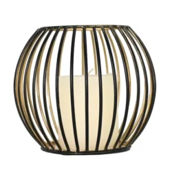 Sensei Maison Bougeoirs Photophore Métal Rond 16x14 Cm -Bougeoirs Soldes Magasin photophore metal rond 16x14 cm 7