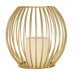 Sensei Maison Bougeoirs Photophore Métal Rond 18x17 Cm -Bougeoirs Soldes Magasin photophore metal rond 18x17 cm 2