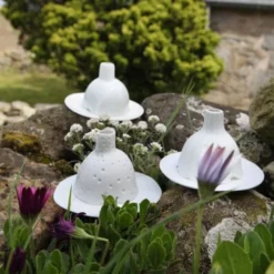 Tsé & Tsé Associées Bougeoirs Photophore Rayé Porcelaine -Bougeoirs Soldes Magasin photophore raye porcelaine 4