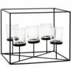 Maisons Du Monde Bougeoirs Photophores En Métal Noir Et Verre (x5) -Bougeoirs Soldes Magasin photophores en metal noir et verre x5 1000 11 16 228304 1