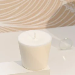 Bougies La Française Bougies Recharge Bougie Parfumée Cire Végétale La Mer -Bougeoirs Soldes Magasin recharge bougie parfumee cire vegetale la mer 2