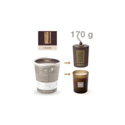 Esteban Bougies Recharge Pour Bougie Parfumée Cèdre -Bougeoirs Soldes Magasin recharge pour bougie parfumee cedre 1