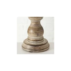 Wadiga Bougeoirs Set De 2 Chandeliers En Bois De Mangue H23cm -Bougeoirs Soldes Magasin set de 2 chandeliers en bois de mangue h23cm 5