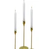 Wadiga Bougeoirs Set De 3 Chandeliers De Table Doré -Bougeoirs Soldes Magasin set de 3 chandeliers de table dore